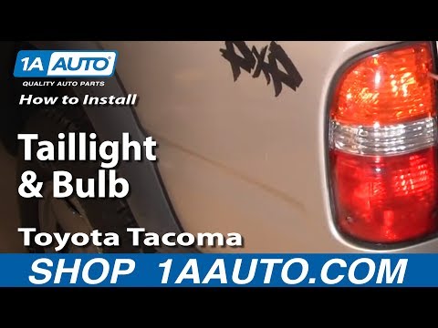 How To Install Replace Taillight and Bulb Toyota Tacoma 01-04 1aauto.com