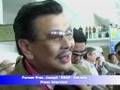 Erap's arrival at Bacolod-Silay Airport