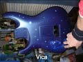 Airbrushing a Ibanez JS1000 (Satriani Desing) Vol:2