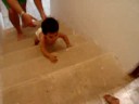 Diego escalando