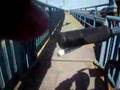 Crossing the Ben Franklin Bridge on a Bicycle