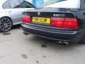 BMW 840 custom exhaust by Torqueflow.co.uk - no cats!