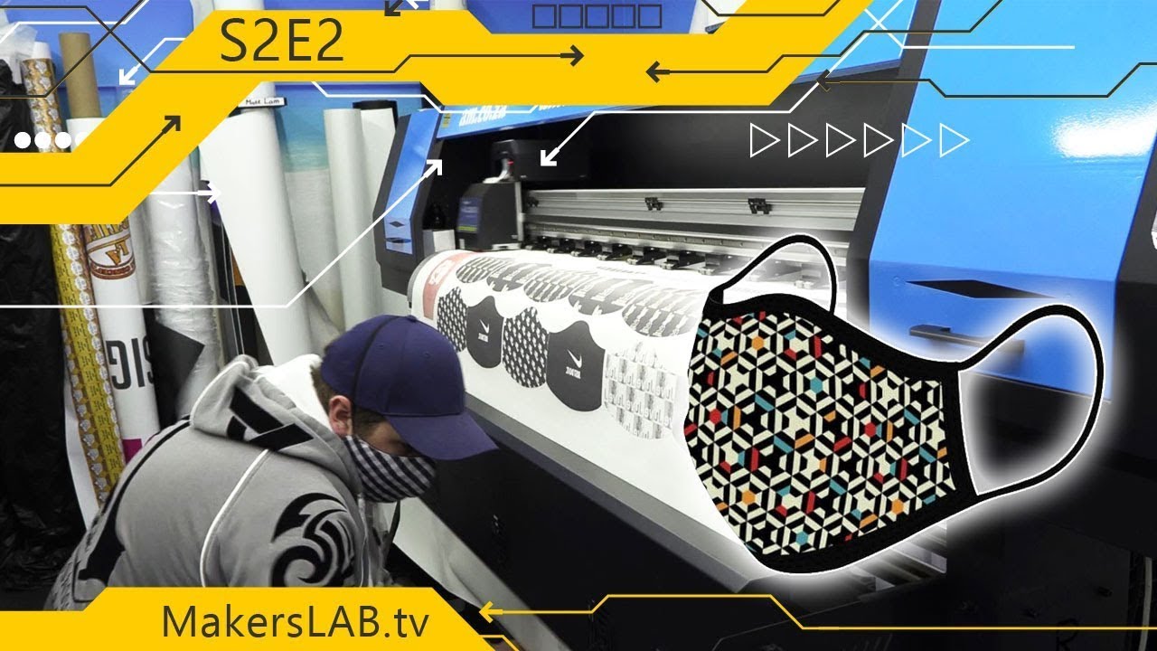MakersLAB.TV S2E2 - High Volume Sublimation Printing by Large Format Printer and Roller Heat Press