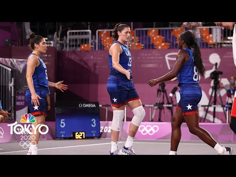 ROC vs. USA | Tokyo Olympics 2020: Women's 3x3 Basketball Highlights | NBC Sports