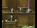 Ելույթ կառավարության ծրագրի վերաբերյալ