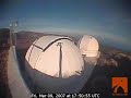 Slooh dome cam Mar 2007 a light dusting of snow.  Venus rising after sunset