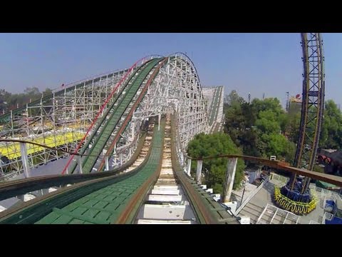 roller coaster - Follow us on Twitter! www.twitter.com/themeparkreview - This is one of three
