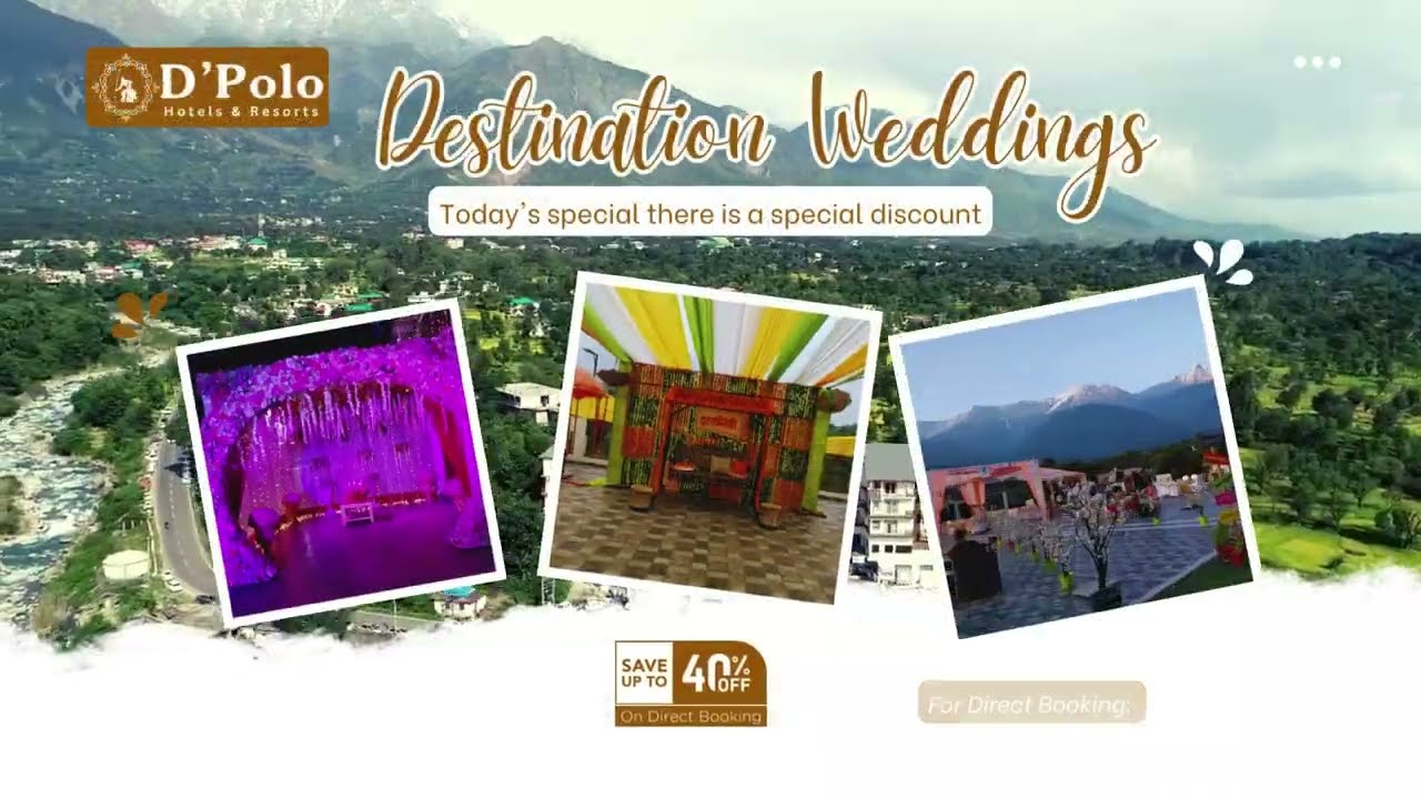 Plan your fairy tale wedding at the picturesque D'Polo Club & Spa Resort Dharamshala.