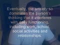 Generalized Anxiety Disorder and Me
