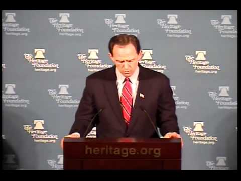 Sen. Toomey's speech at Heritage on the debt limit