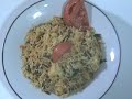 Spinach Pulav / Pulao / Pilaf