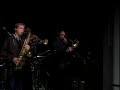 doug daniels-sax
johanna mahmud-trombone
larry bowen-trumpet
adis sirbubalo-piano
matt young-bass
robert dicke-drums
