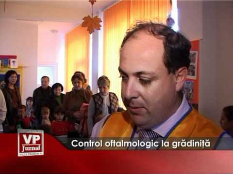 Control oftalmologic la gradiniţa