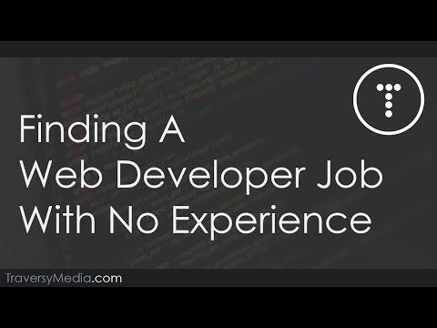 Finding A Web Developer Job With No Experience