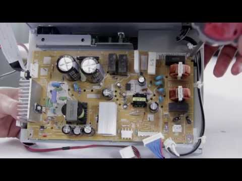 Mitsubishi Toshiba Samsung DLP TV No Picture-DIY TV Repair Turning Off-DLP Power Supply Replacement