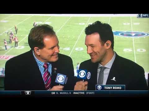 Here's Tony Romo Predicting Saints Touchdown Play Before It Happened