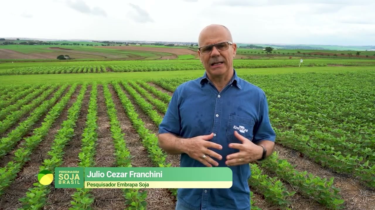 Personagem Soja Brasil: Pesquisador da Embrapa Soja, Julio Cezar Franchini, do Paraná