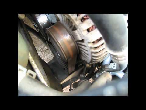 Serpentine belt how to remove or replace, 2000 acura tl