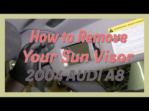 How to Remove / Replace Your Sun Visor – 2004 AUDI A8 D3