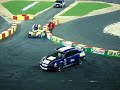 Terry Grant givin it the biggen in his Mitsubishi Evo 9