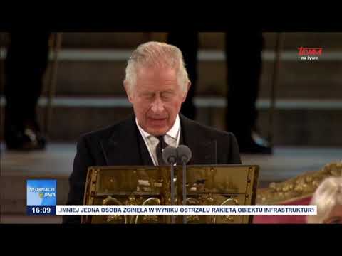 Król Karol III deklaruje służbę krajowi i narodowi