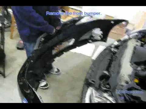 How to remove the bumper from a Lexus IS250 / IS350 to install Lite-Eyes CCFL Halos / Angel Eyes