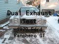 1979 Ford Ranchero GT Dual Exhaust