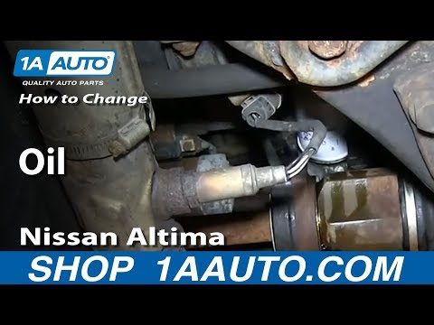 how to change the oil in a nissan altima