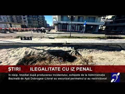 Rezervor periculos îngropat în nisip