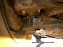 Jacked up Monza to spin the LR wheel Jacked up Monza to spin the LR wheel