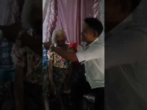 Lola Francisca Susano a 121 years old.She is the oldest living person in the Philippines .