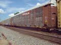 CSX SD40-2 leads SB autorack. Very odd tuned horn!