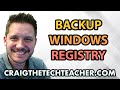 How to backup you entire Registry