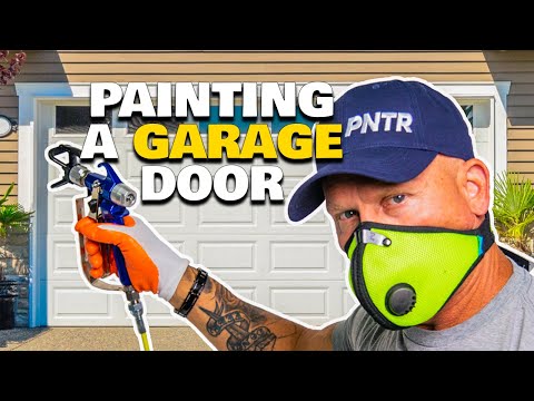 how to paint a garage door