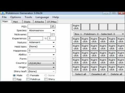 how to generate gen v pokemon in pokegen