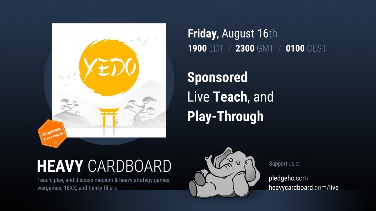 Yedo Deluxe Edition 4p Teaching & Play-through by Heavy Cardboard