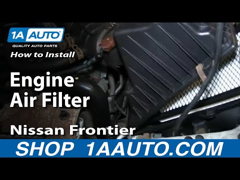 How To Install Replace Engine Air Filter 2001-04 Nissan Frontier