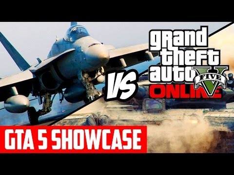 GTA 5 Showcase - Jets vs Tanks Gameplay! (GTA V)