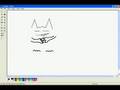 videos de how to make a cat on ms paint!