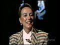 intervista a moana pozzi nella prima puntata di samarcanda