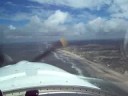Microlight langs de kust