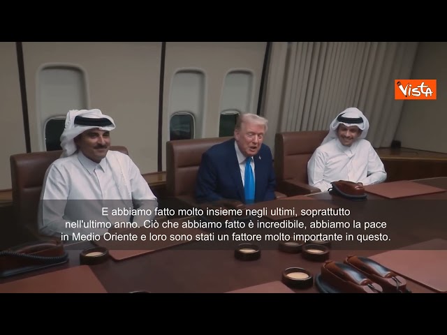 Trump incontra Emiro Qatar: Abbiamo un Medio Oriente sicuro e lo manterremo