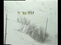 Nevada en Pajares, año 1990. Renfe Mantenimiento de Infraestructura.