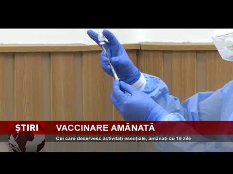 Vaccinare amânată din cauza deficitului de doze de vaccin