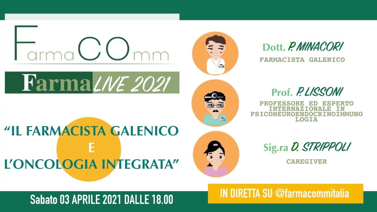 FarmaLIVE - "Il Farmacista Galenico e l'Oncologia Integrata" - Puntata2