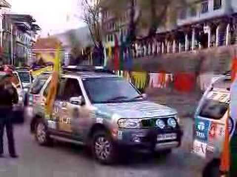 Saarc Car Rally Arrives in Thimphu : ...