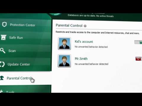 how to recover kaspersky parental control password