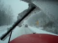 Trucker CB Radio I-84 NY. Snow. USA 12/19/08