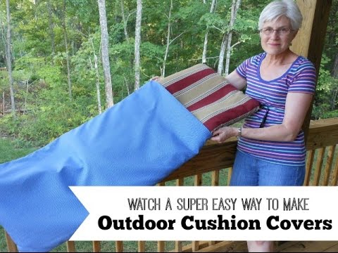 how to recover glider cushions