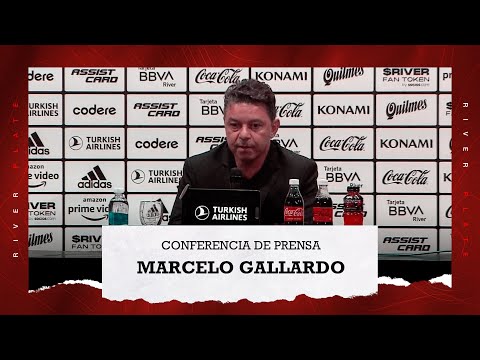 Marcelo Gallardo en conferencia de prensa (20-3-2022)